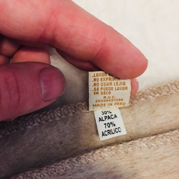 Alpaca wool scarf - Picture 4 of 4